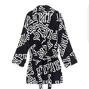 PINK Victoria's Secret Soft Robe With PINK Logo